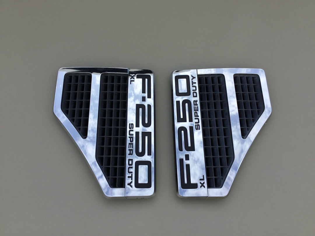 2008-2010 Ford F-250 XL Super Duty Fender Emblem Set