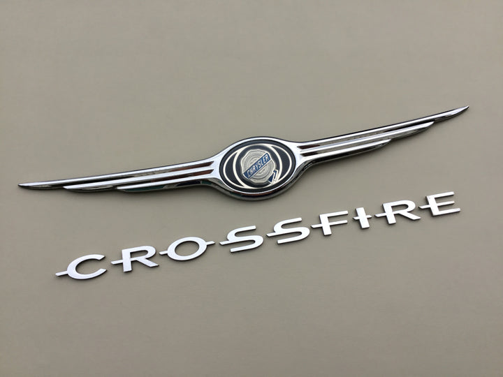 2004-2008 Chrysler Crossfire Trunk Emblem Set