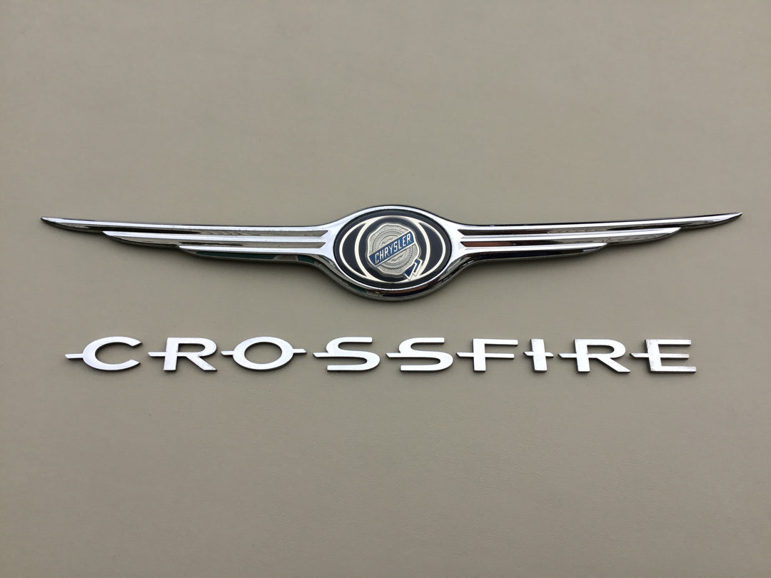 2004-2008 Chrysler Crossfire Trunk Emblem Set