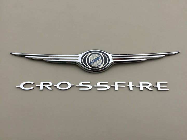 2004-2008 Chrysler Crossfire Trunk Emblem Set