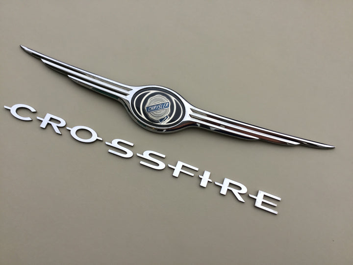 2004-2008 Chrysler Crossfire Trunk Emblem Set