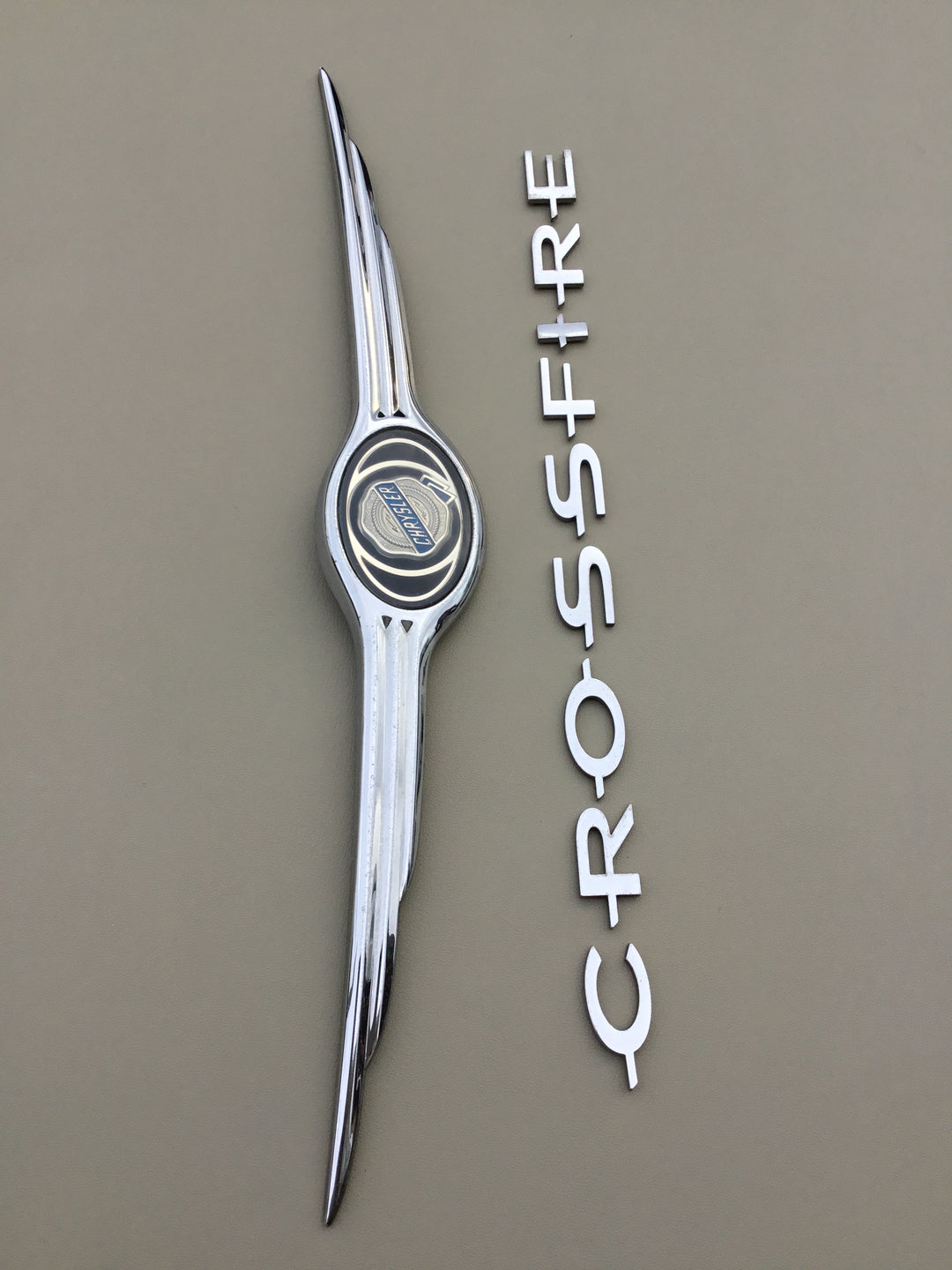 2004-2008 Chrysler Crossfire Trunk Emblem Set