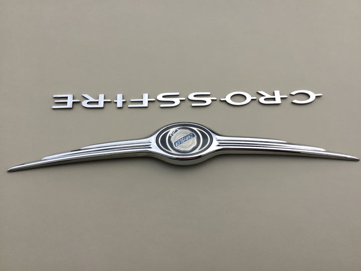 2004-2008 Chrysler Crossfire Trunk Emblem Set