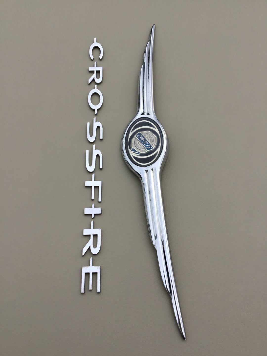 2004-2008 Chrysler Crossfire Trunk Emblem Set