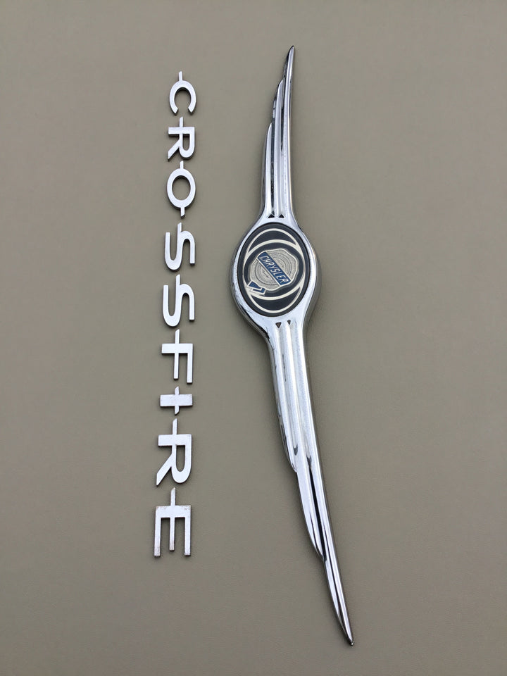 2004-2008 Chrysler Crossfire Trunk Emblem Set