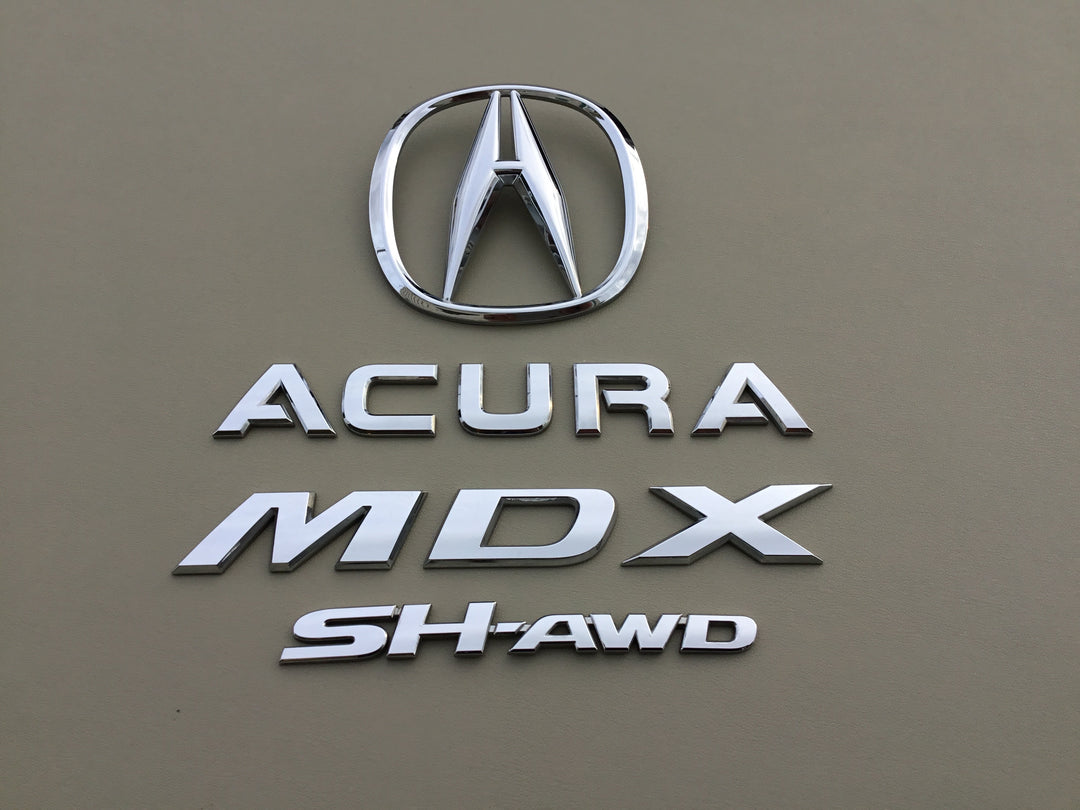 2007-2013 Acura MDX SH-AWD Tailgate Emblem Set