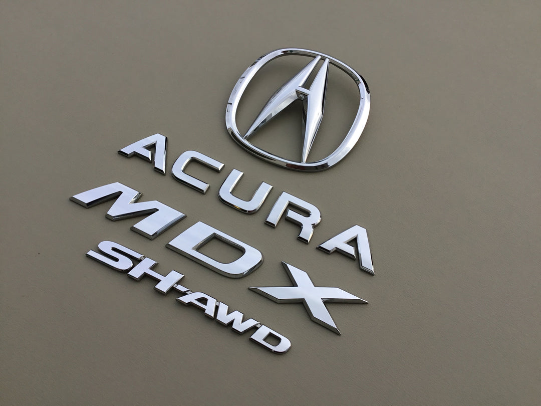 2007-2013 Acura MDX SH-AWD Tailgate Emblem Set