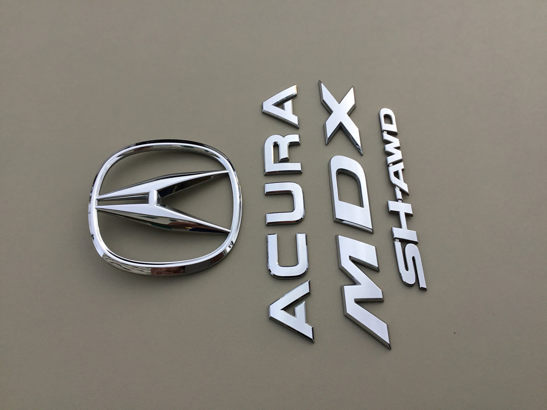 2007-2013 Acura MDX SH-AWD Tailgate Emblem Set