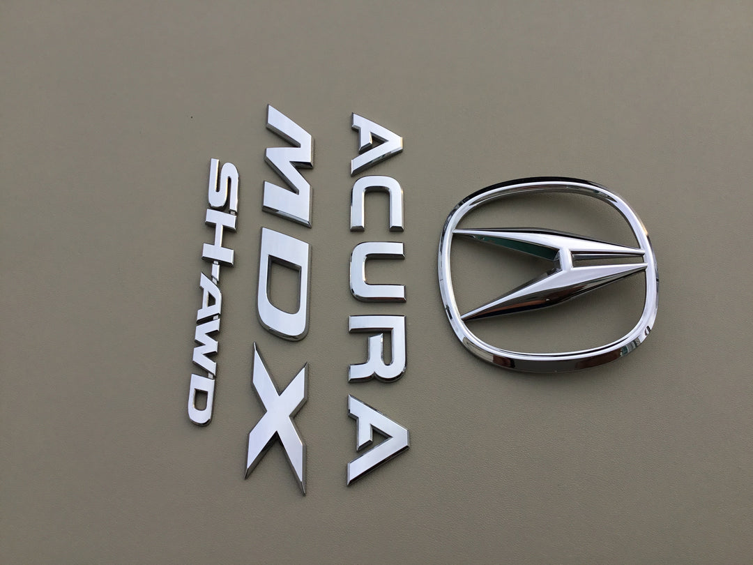 2007-2013 Acura MDX SH-AWD Tailgate Emblem Set
