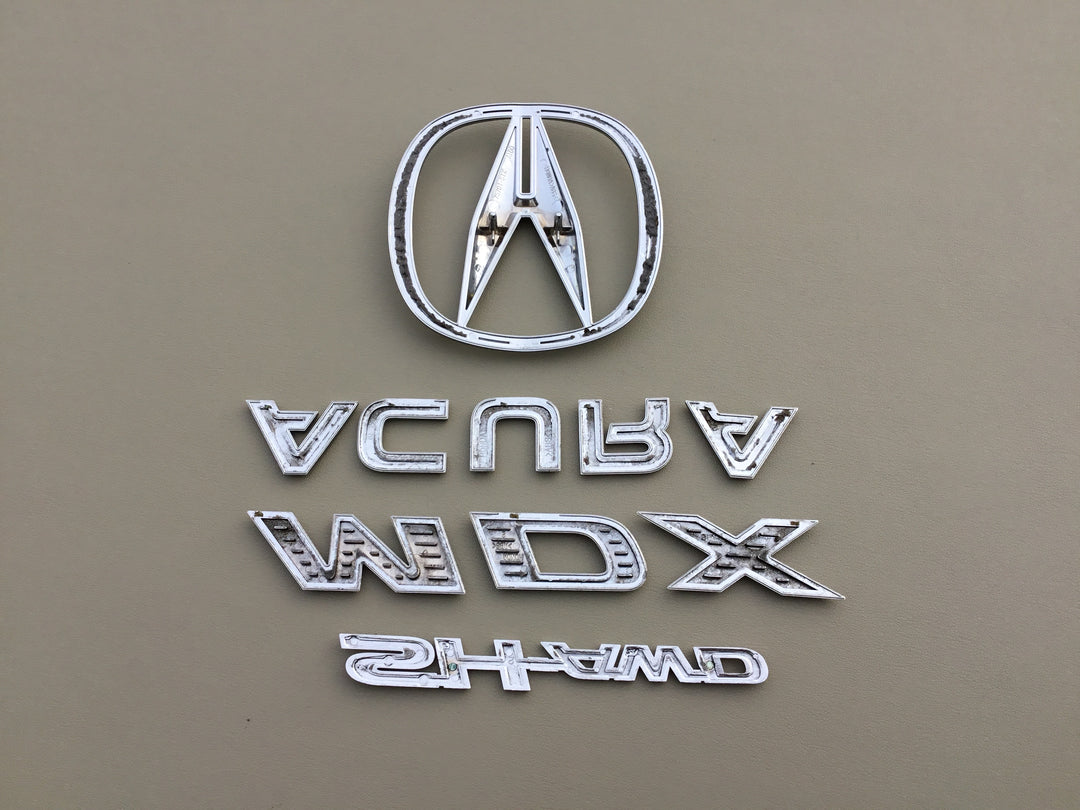2007-2013 Acura MDX SH-AWD Tailgate Emblem Set