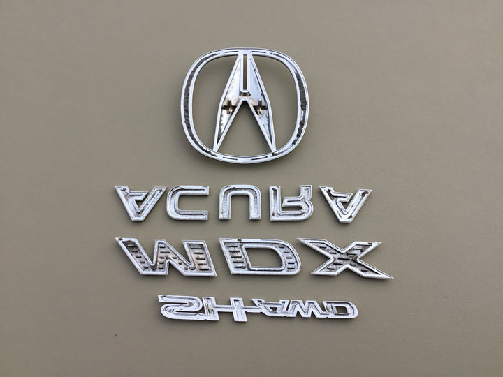 2007-2013 Acura MDX SH-AWD Tailgate Emblem Set