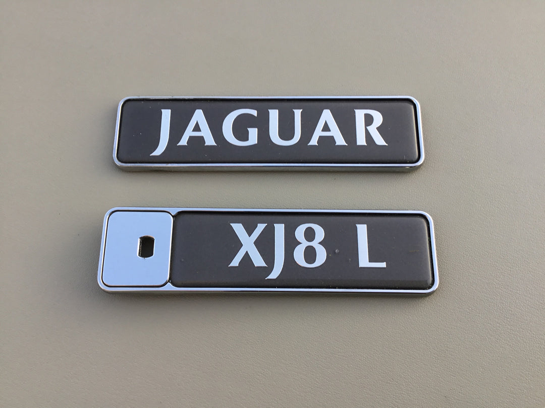 1998-2003 Jaguar XJ8 XJ8L Trunk Emblem Set