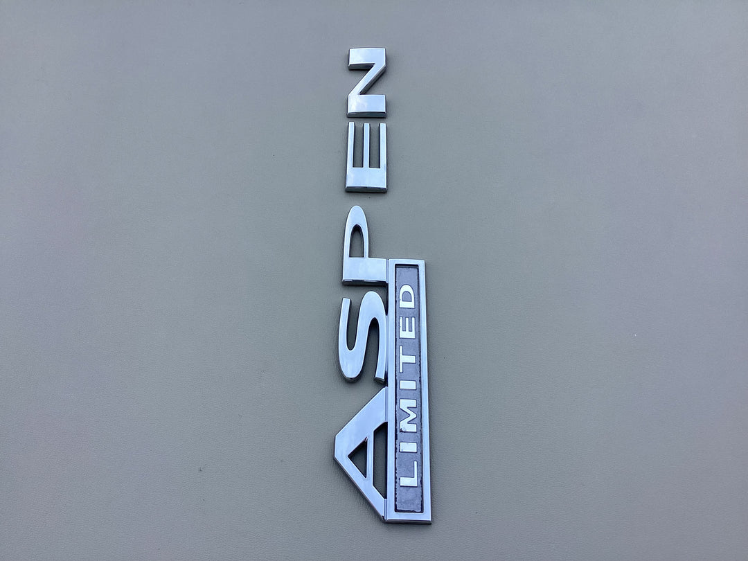 2007-2009 Chrysler Aspen Limited Tailgate Emblem