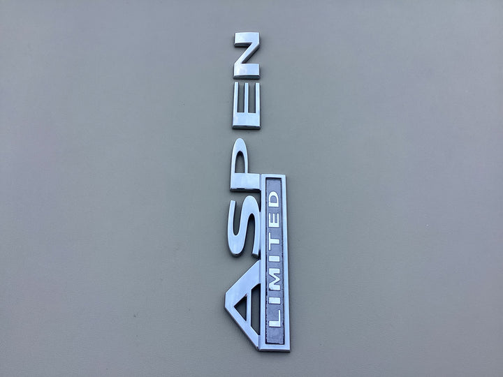 2007-2009 Chrysler Aspen Limited Tailgate Emblem