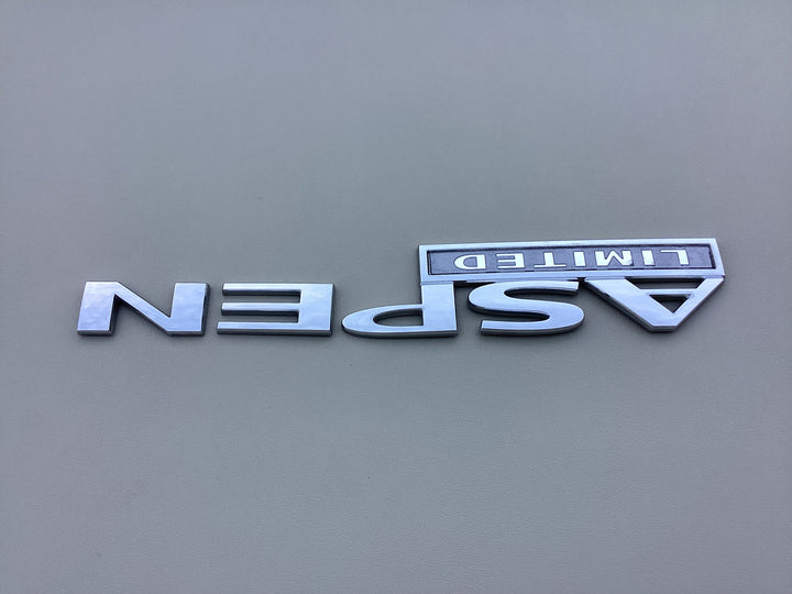 2007-2009 Chrysler Aspen Limited Tailgate Emblem