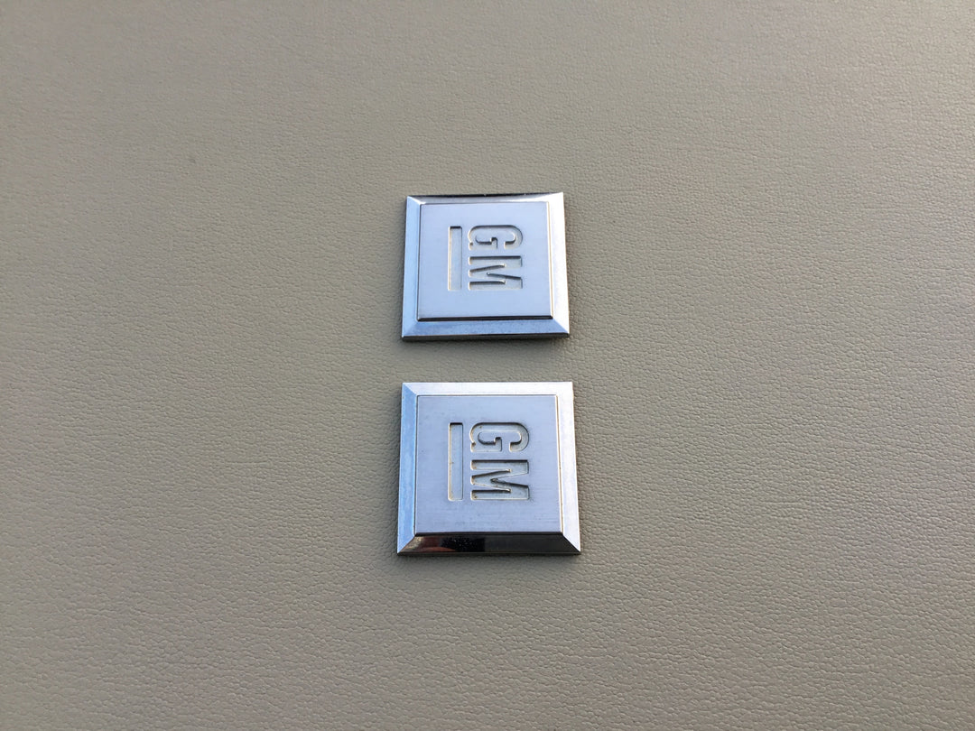 2007-2019 Chevrolet Silverado GM 1” Inch Door Emblem Set