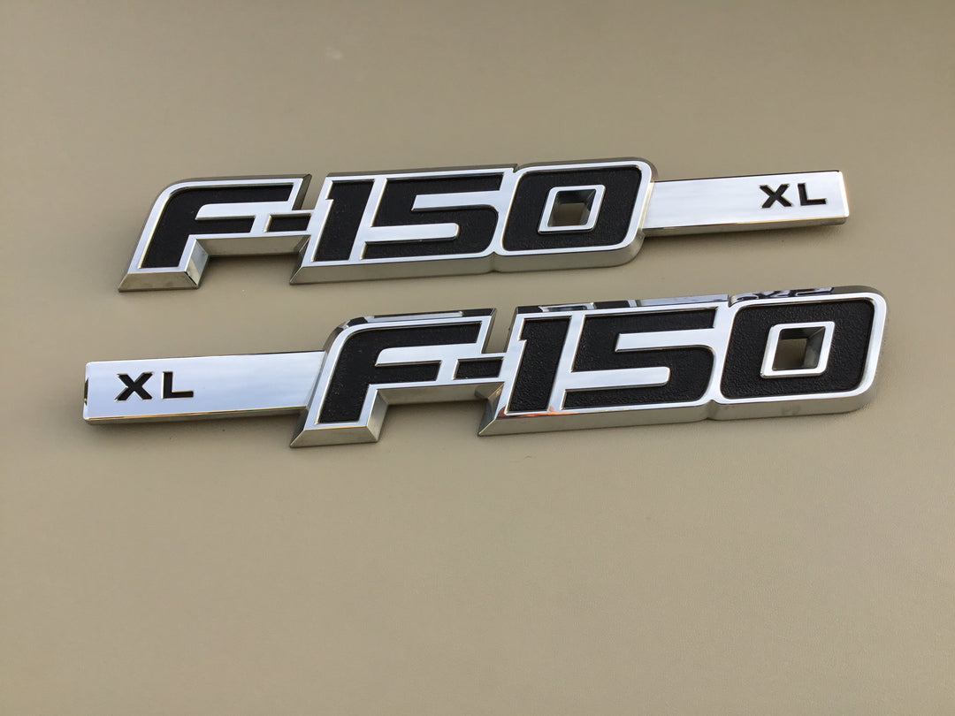 2009-2014 Ford F-150 XL Fender Emblem Set