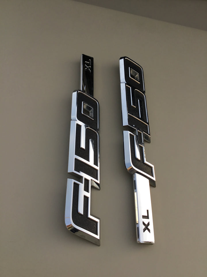 2009-2014 Ford F-150 XL Fender Emblem Set