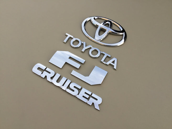 2007-2014 Toyota FJ Cruiser Tailgate Emblem Set