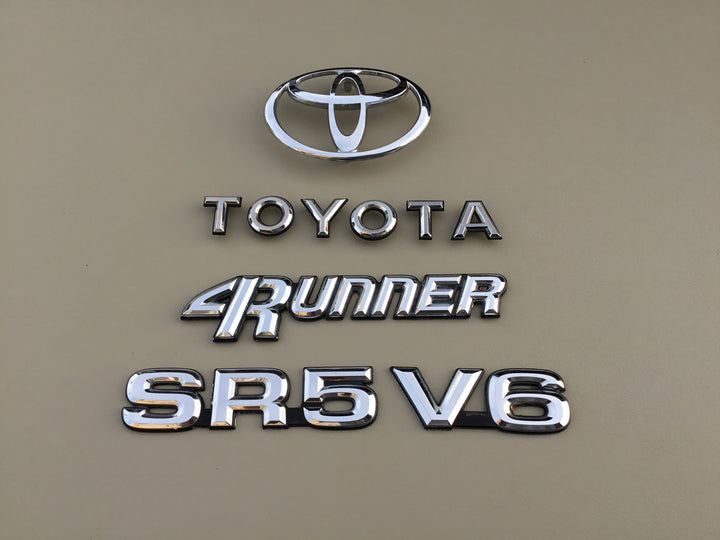 1990-1995 Toyota 4Runner SR5 V6 Tailgate Emblem Set