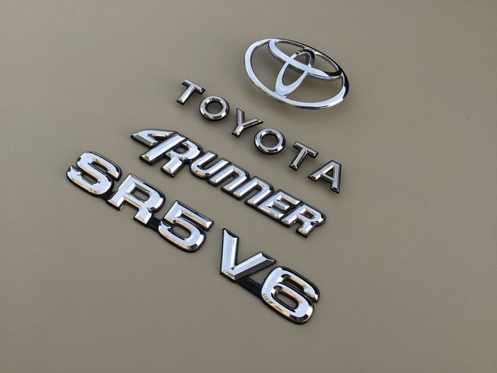 1990-1995 Toyota 4Runner SR5 V6 Tailgate Emblem Set