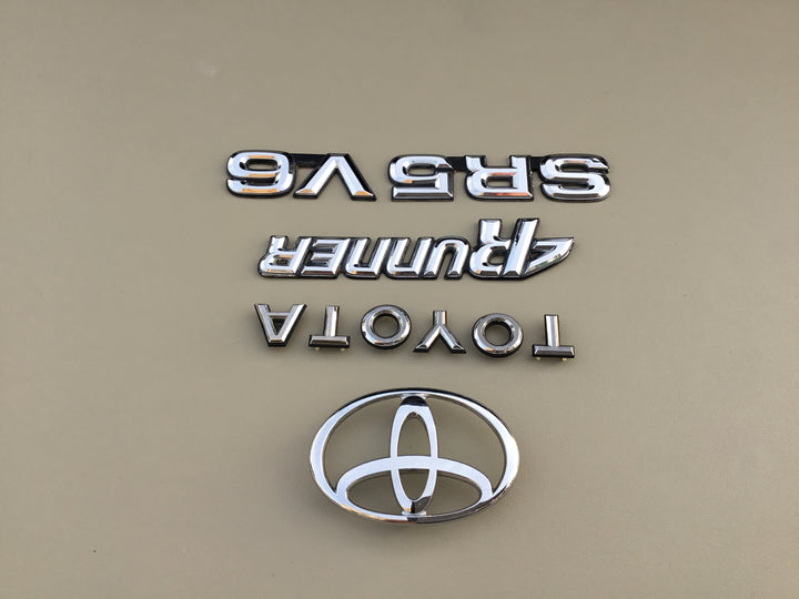 1990-1995 Toyota 4Runner SR5 V6 Tailgate Emblem Set