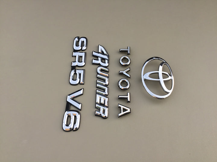 1990-1995 Toyota 4Runner SR5 V6 Tailgate Emblem Set