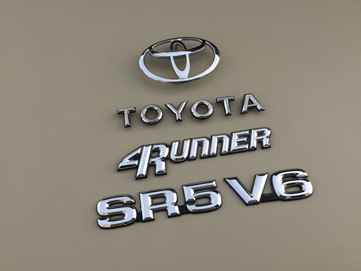 1990-1995 Toyota 4Runner SR5 V6 Tailgate Emblem Set