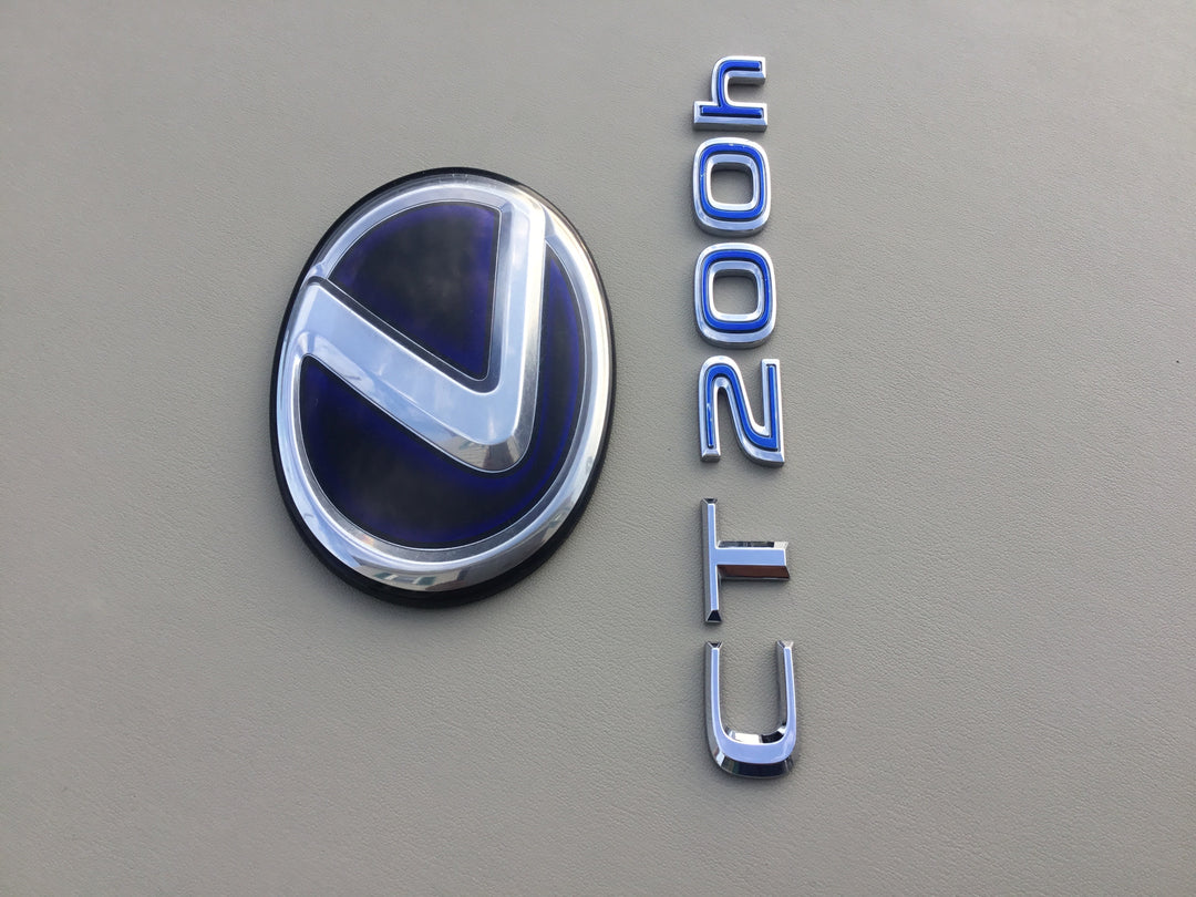 2011-2013 Lexus CT 200H Trunk Emblem Set