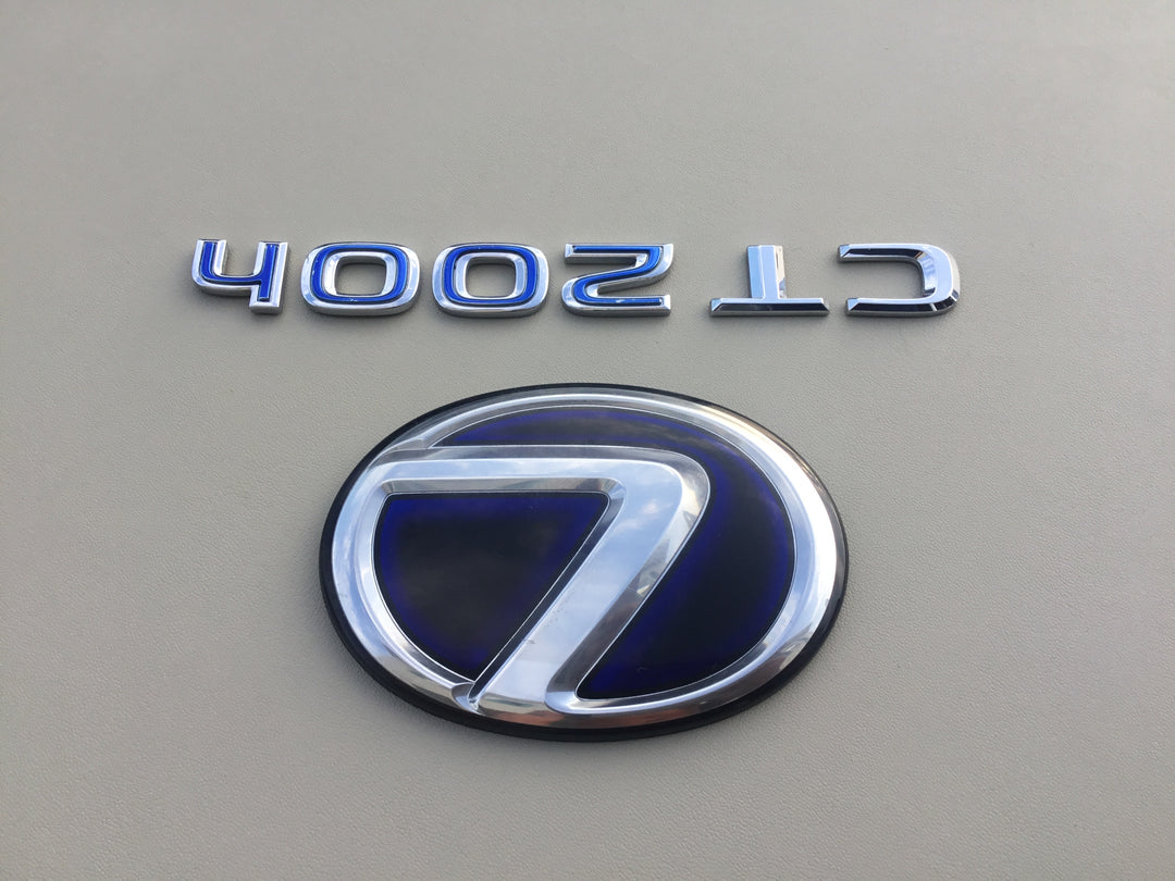 2011-2013 Lexus CT 200H Trunk Emblem Set