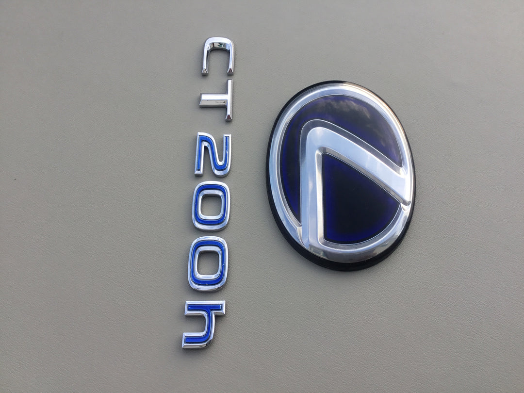 2011-2013 Lexus CT 200H Trunk Emblem Set