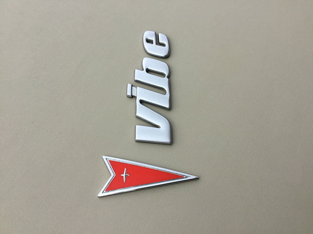 2003-2008 Pontiac Vibe Tailgate Emblem Set