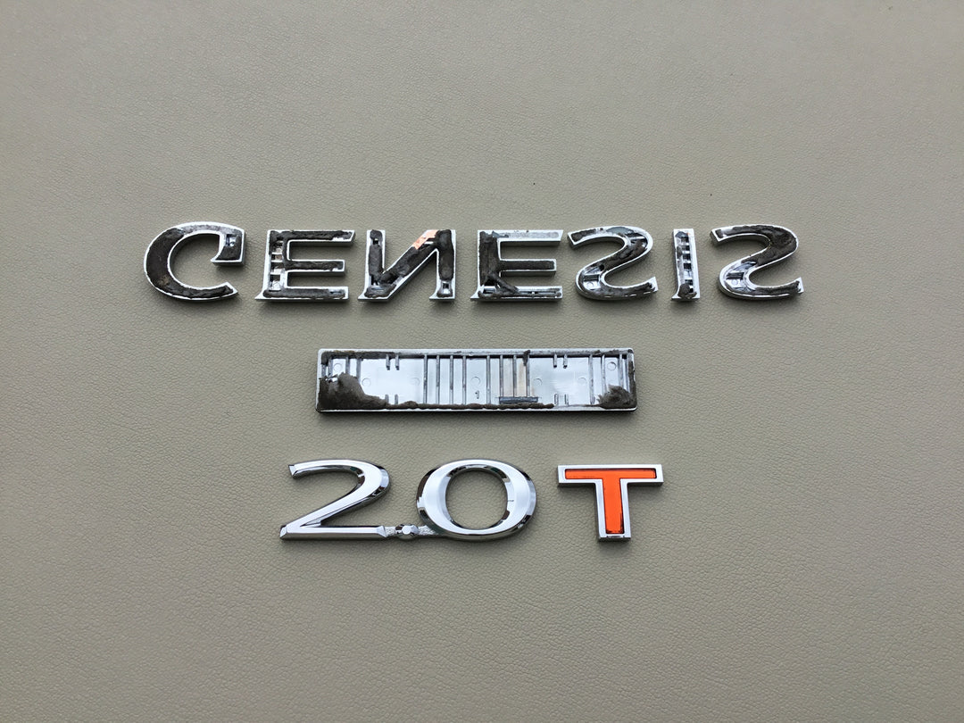 2009-2016 Hyundai Genesis Coupe 2.0T Trunk Emblem Set