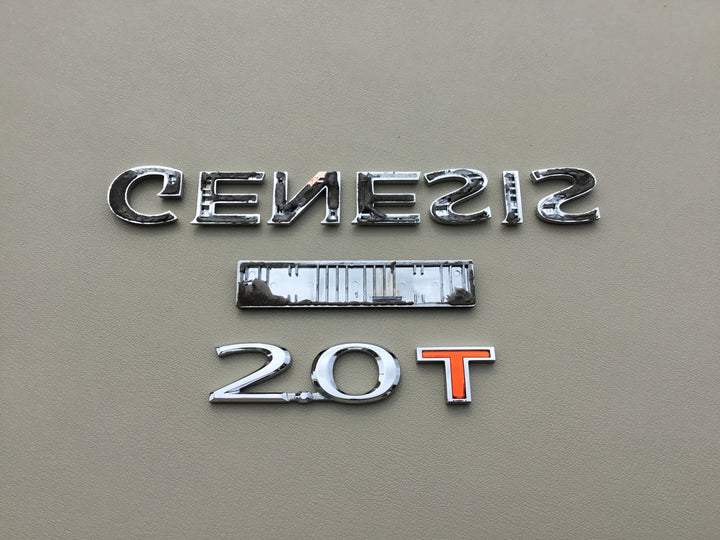 2009-2016 Hyundai Genesis Coupe 2.0T Trunk Emblem Set