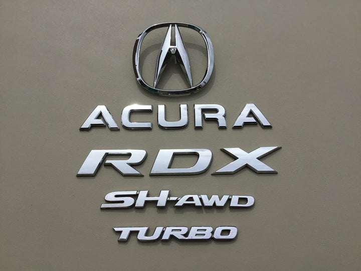 2007-2012 Acura RDX Turbo SH-AWD Tailgate Emblem Set