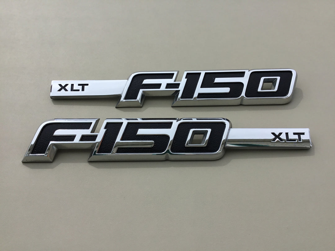 2009-2014 Ford F-150 XLT Fender Emblem Set