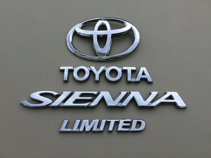 2007-2010 Toyota Sienna Limited Tailgate Emblem Set