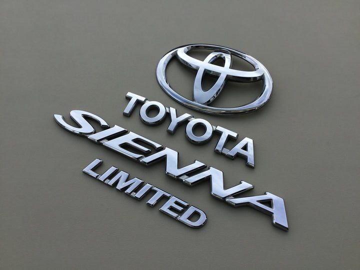 2007-2010 Toyota Sienna Limited Tailgate Emblem Set