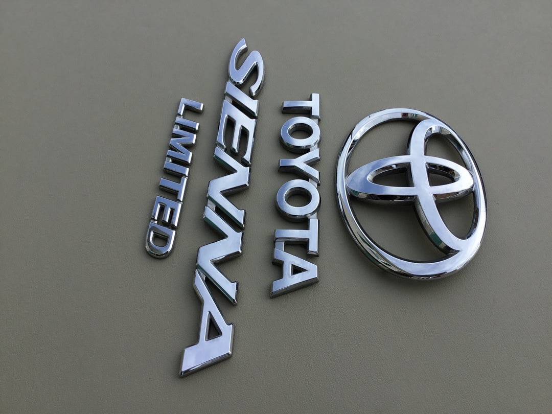 2007-2010 Toyota Sienna Limited Tailgate Emblem Set