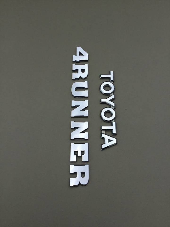 2003-2009 Toyota 4Runner Tailgate Emblem Set