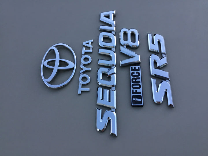 2001-2007 Toyota Sequoia iForce-V8 SR5 Tailgate Emblem Set