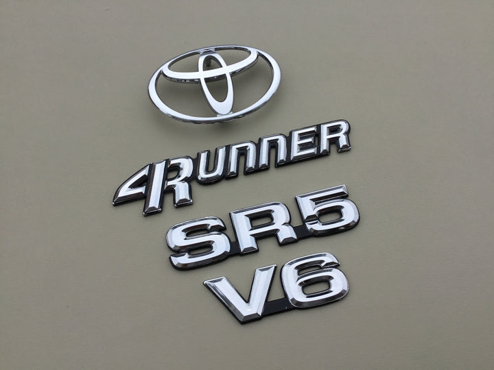 1990-1995 Toyota 4Runner SR5 V6 Tailgate Emblem Set