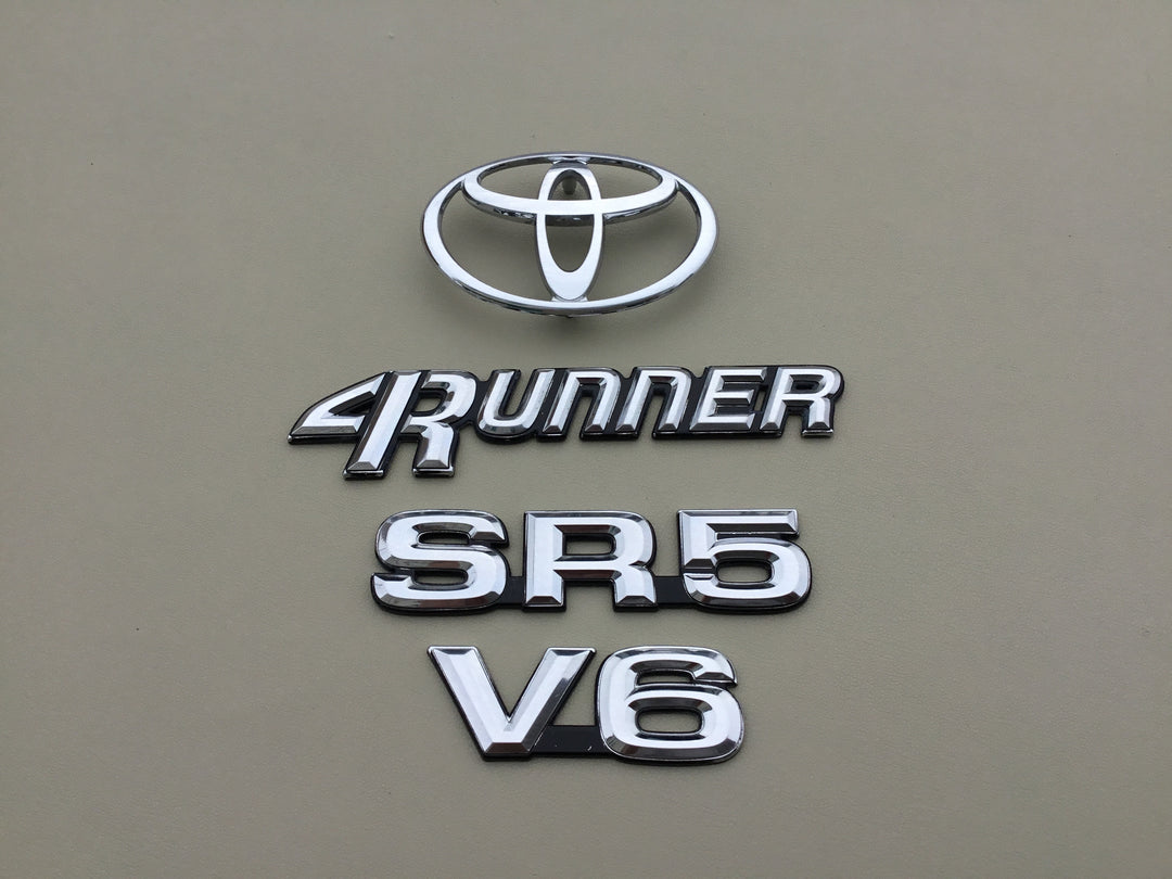 1990-1995 Toyota 4Runner SR5 V6 Tailgate Emblem Set