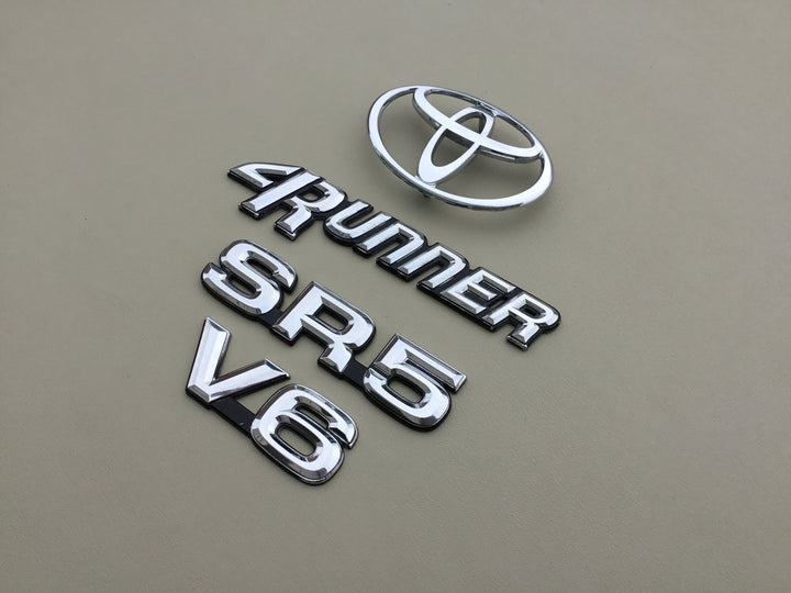 1990-1995 Toyota 4Runner SR5 V6 Tailgate Emblem Set