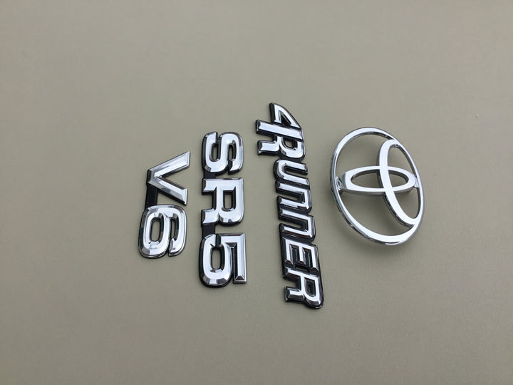 1990-1995 Toyota 4Runner SR5 V6 Tailgate Emblem Set