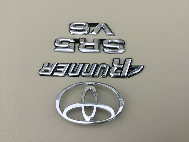 1990-1995 Toyota 4Runner SR5 V6 Tailgate Emblem Set