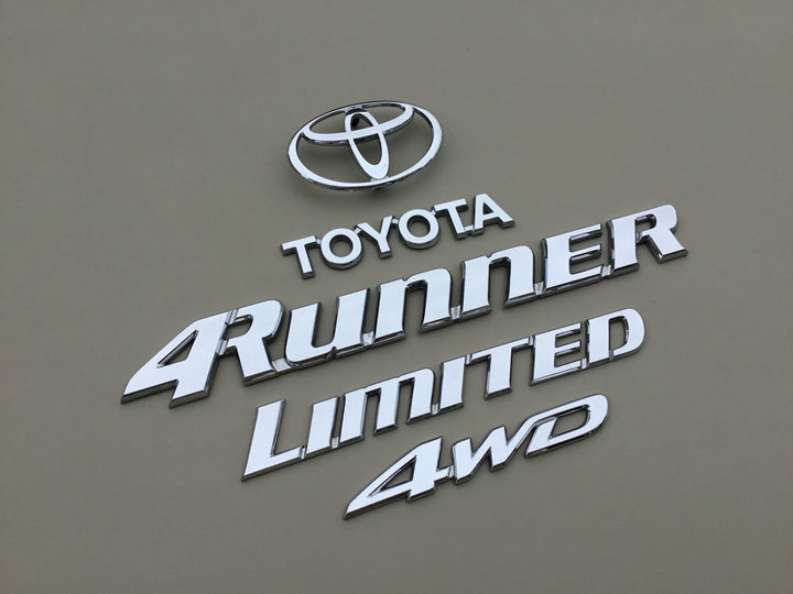 1996-2002 Toyota 4Runner Limited 4WD Tailgate Emblem Set