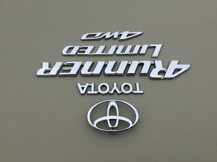 1996-2002 Toyota 4Runner Limited 4WD Tailgate Emblem Set