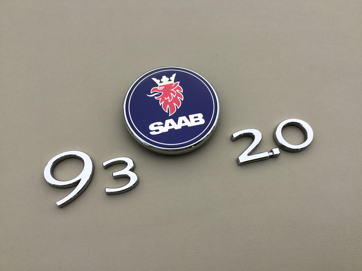 2003-2010 SAAB 9-3 2.0 Trunk Emblem Set