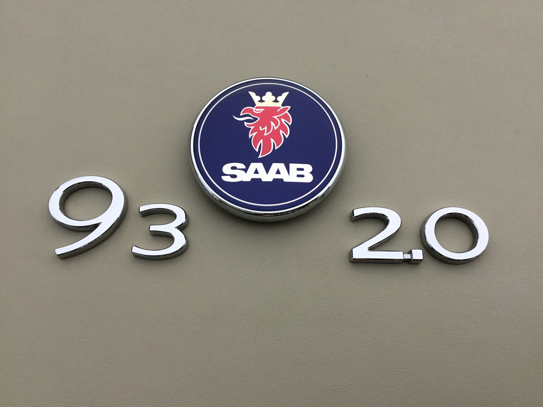 2003-2010 SAAB 9-3 2.0 Trunk Emblem Set